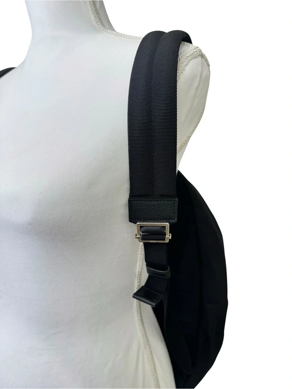 Dior x KAWS Rider Nylon Backpack with Pink Bee Limited Edition 2019 Black Whitw